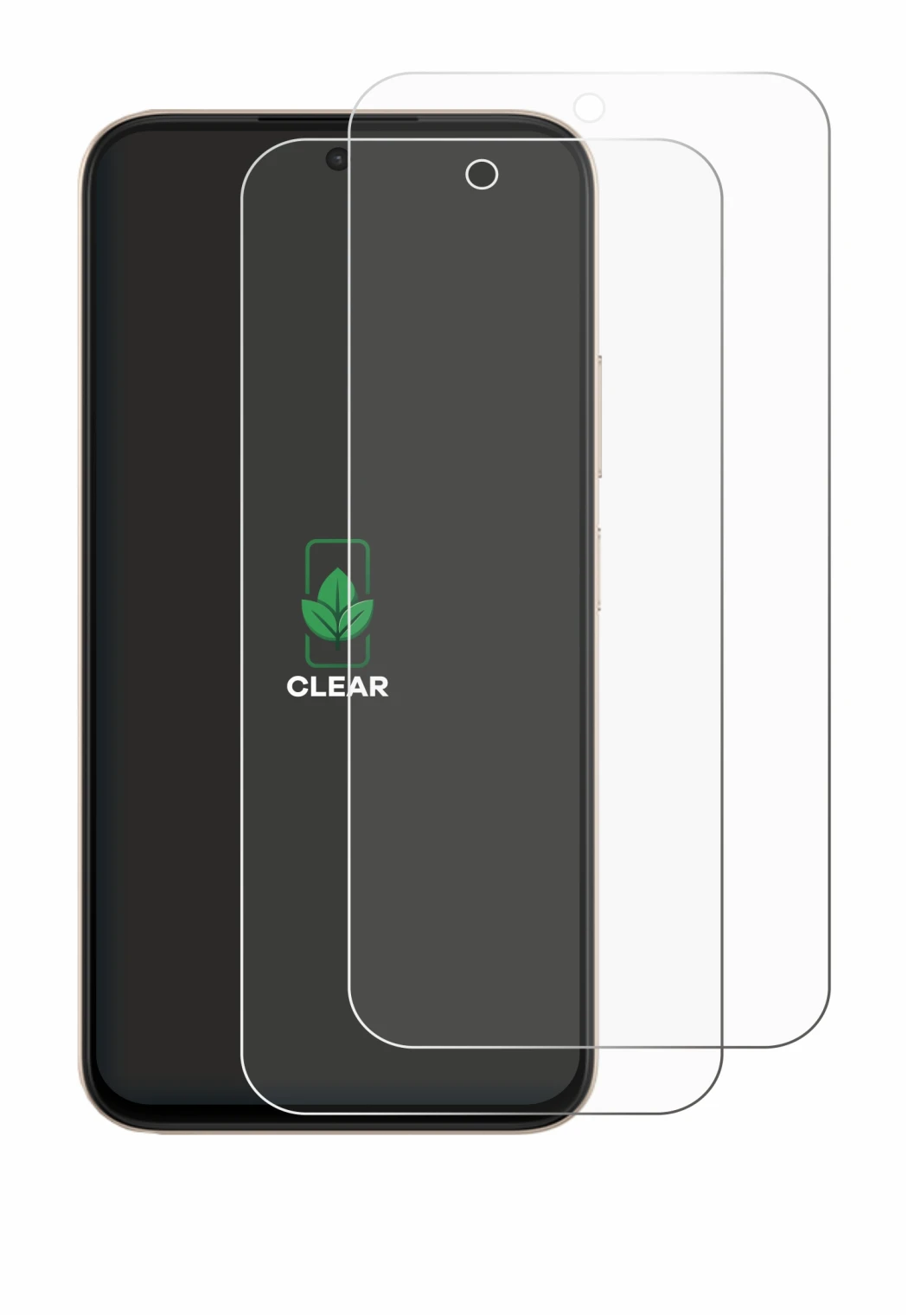 Image of the device Oppo A6 with a wide variety of screen protectors.
