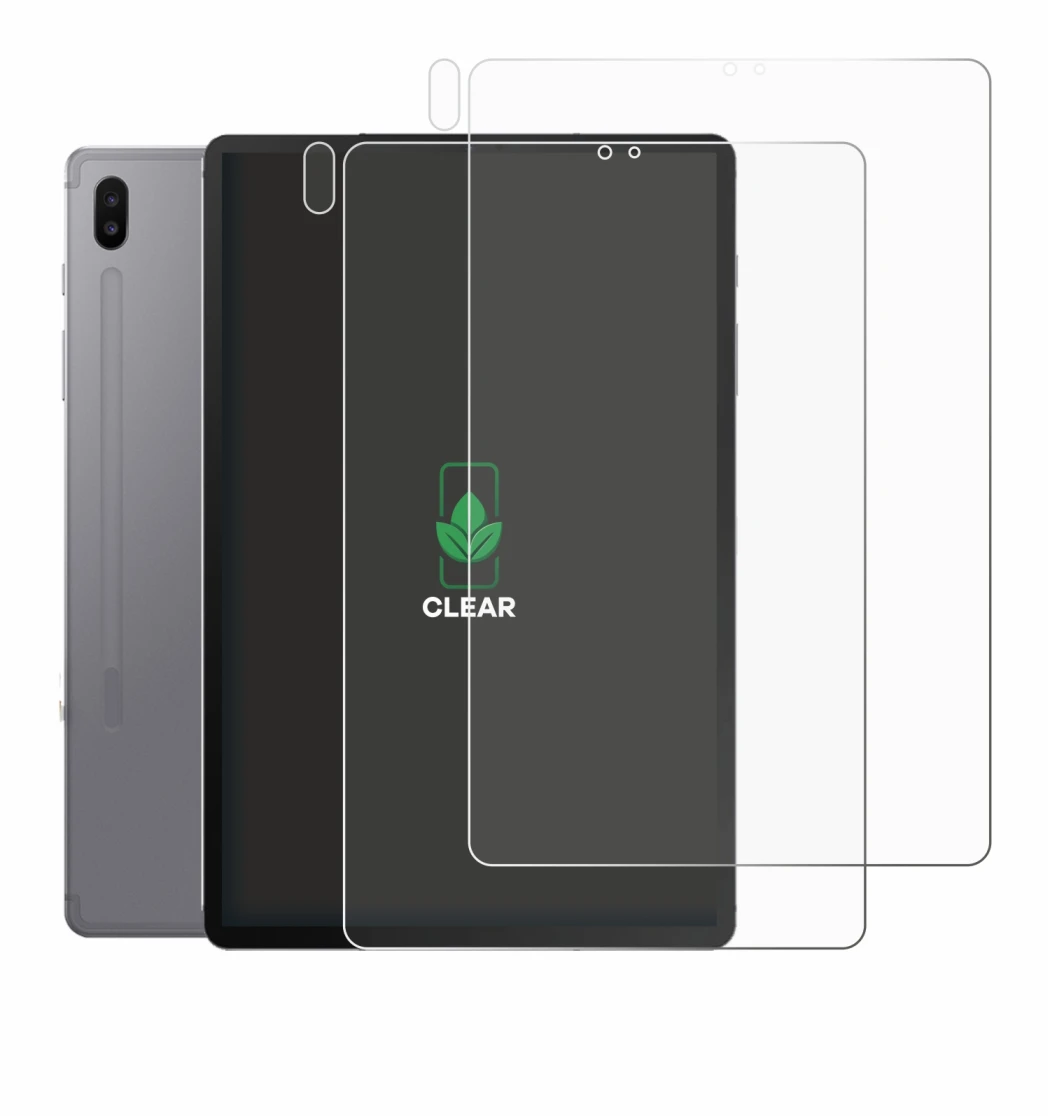 Image of the device Samsung Galaxy Tab S6 2020 (Front+Camera) with a wide variety of screen protectors.
