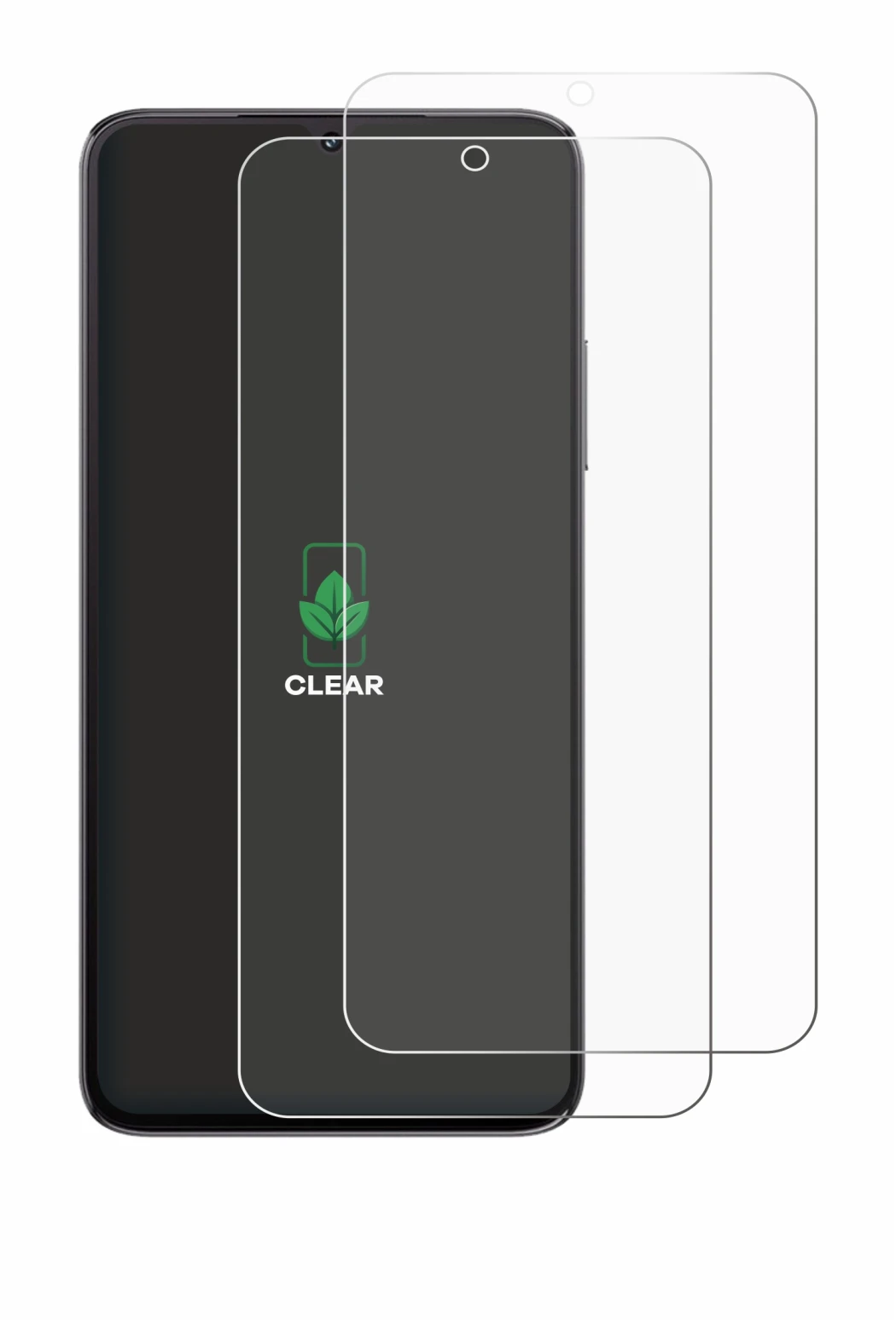 Image of the device Cubot A40 with a wide variety of screen protectors.