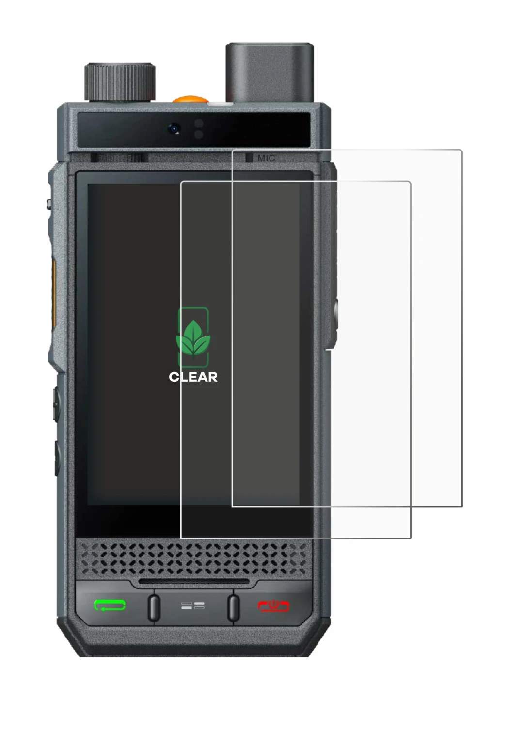 Image of the device Hytera P60 with a wide variety of screen protectors.