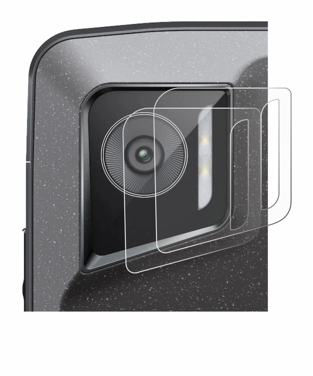 Image of the device Crosscall Stellar M6E (ONLY Camera Lens) with a wide variety of screen protectors.