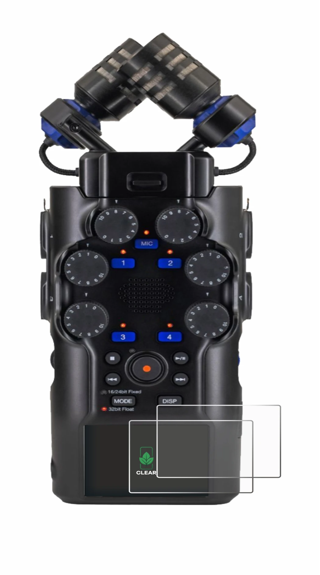 Image of the device Zoom H6 studio with a wide variety of screen protectors.