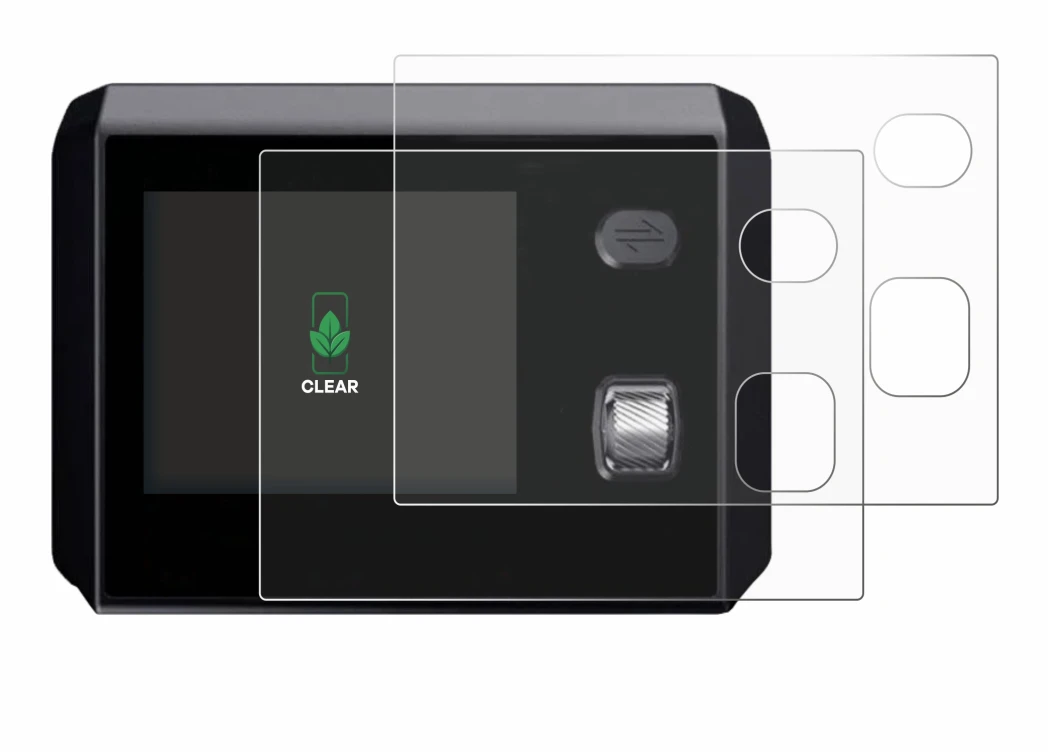 Image of the device SkyRC MC5000 with a wide variety of screen protectors.