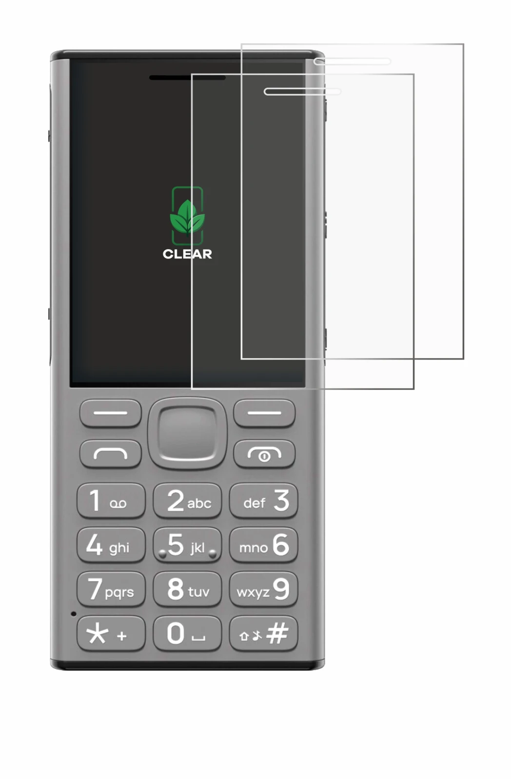 Image of the device Nokia 130 Music with a wide variety of screen protectors.
