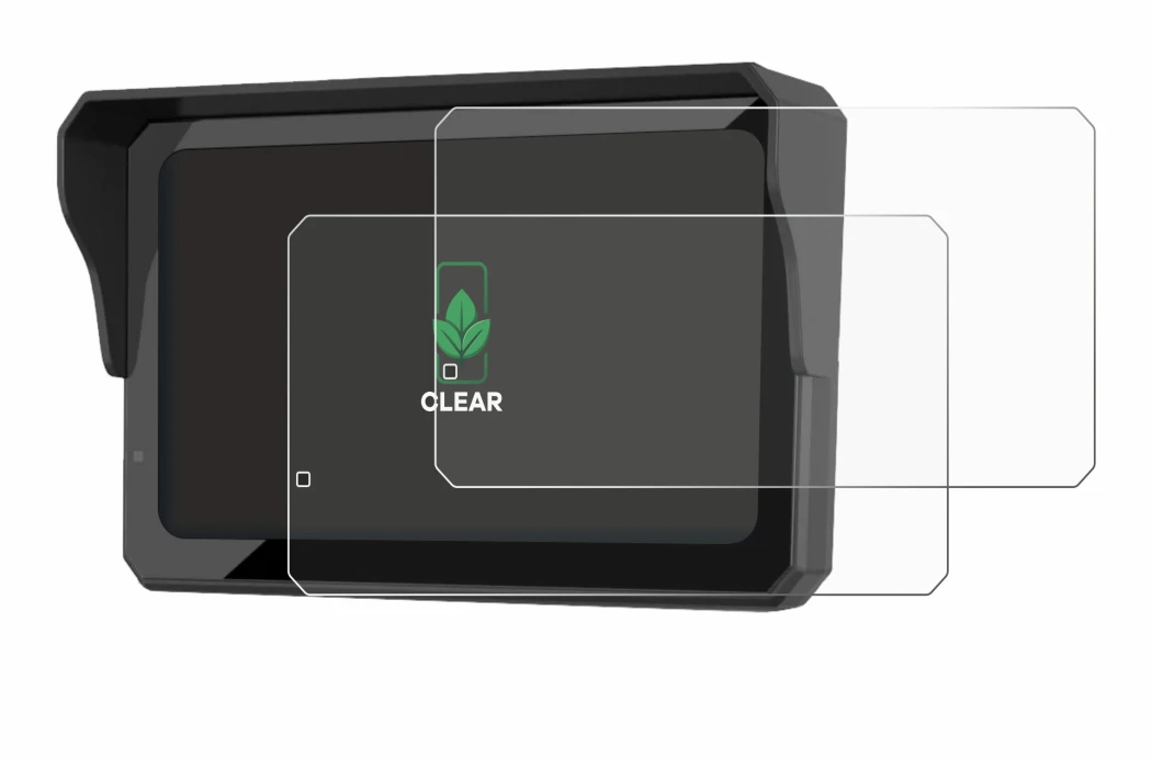 Image of the device Carpuride W602BS Pro with a wide variety of screen protectors.