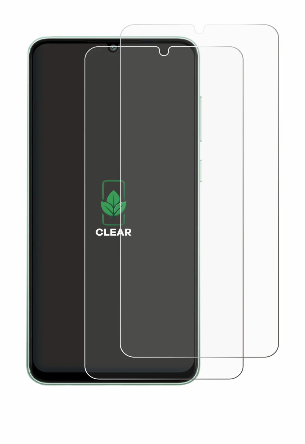 Image of the device Samsung Galaxy M05 with a wide variety of screen protectors.