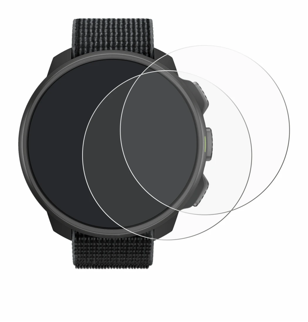 Image of the device Suunto Nautic S with a wide variety of screen protectors.