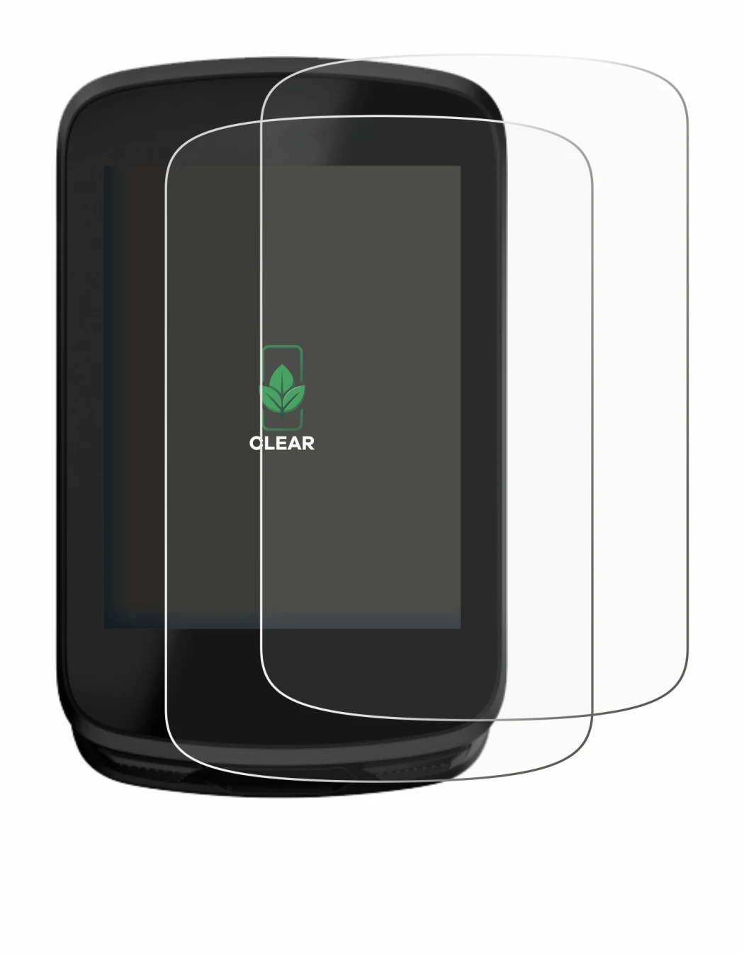 Image of the device Magene C606 V2 with a wide variety of screen protectors.