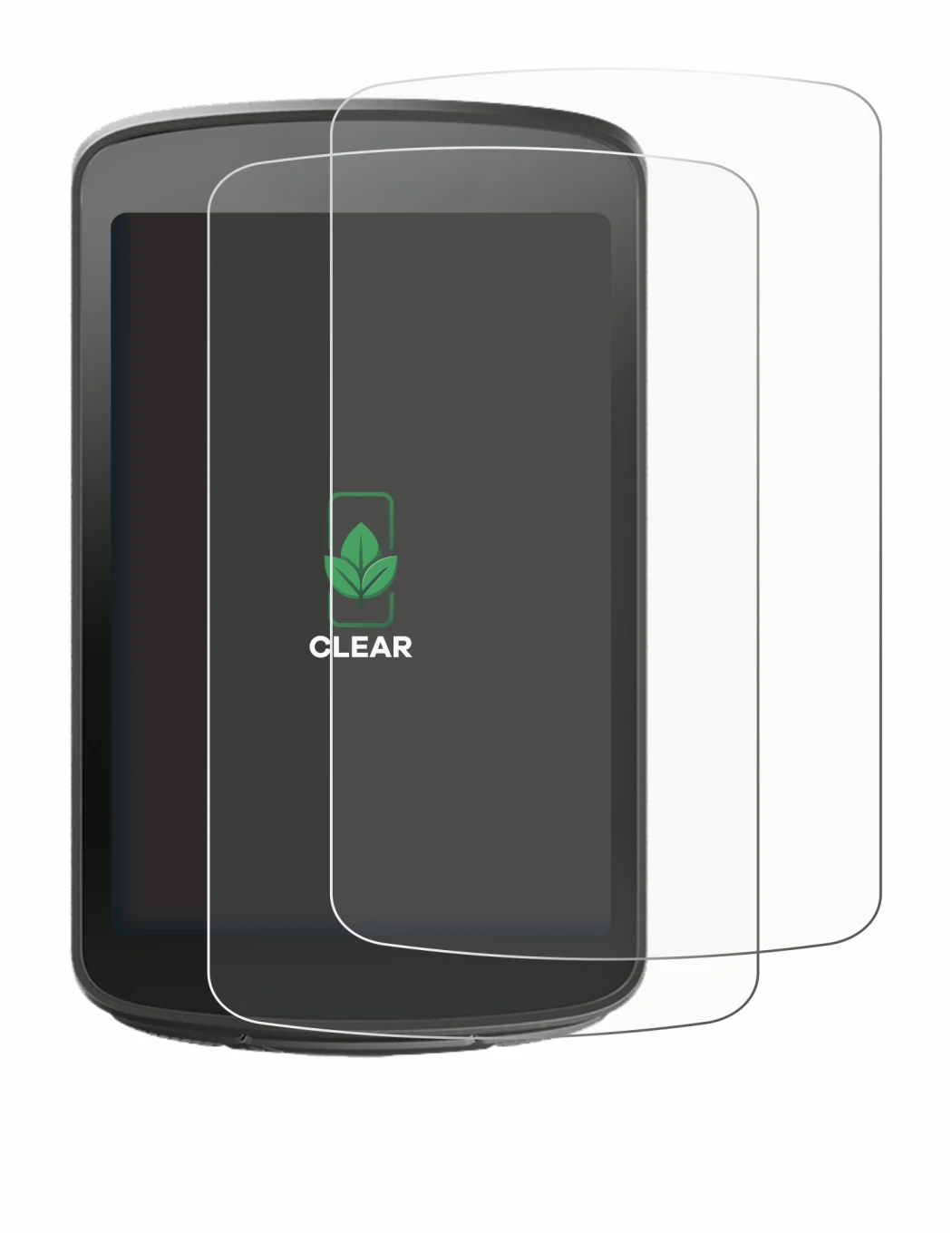 Image of the device Magene C706 with a wide variety of screen protectors.