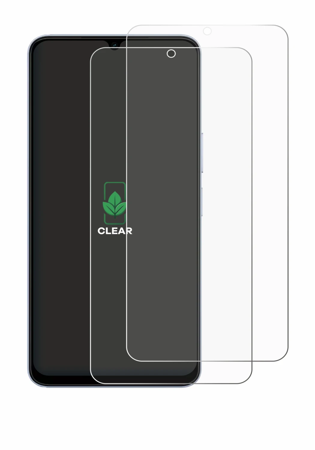 Image of the device vivo Y05 with a wide variety of screen protectors.