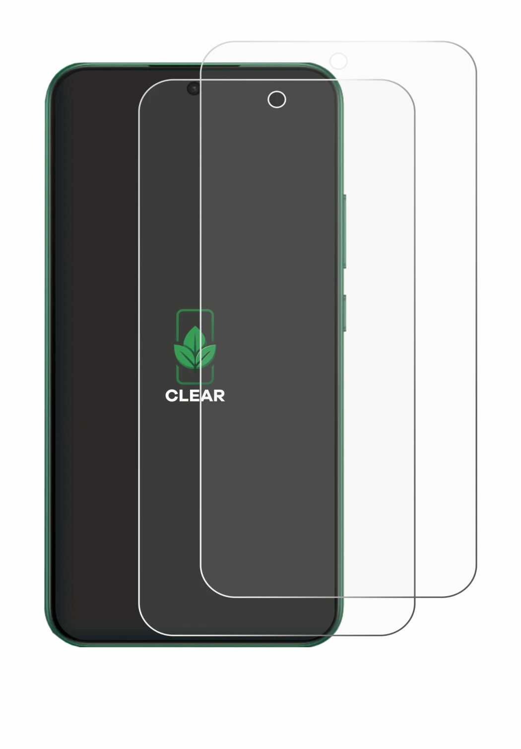 Image of the device Oppo F33 with a wide variety of screen protectors.