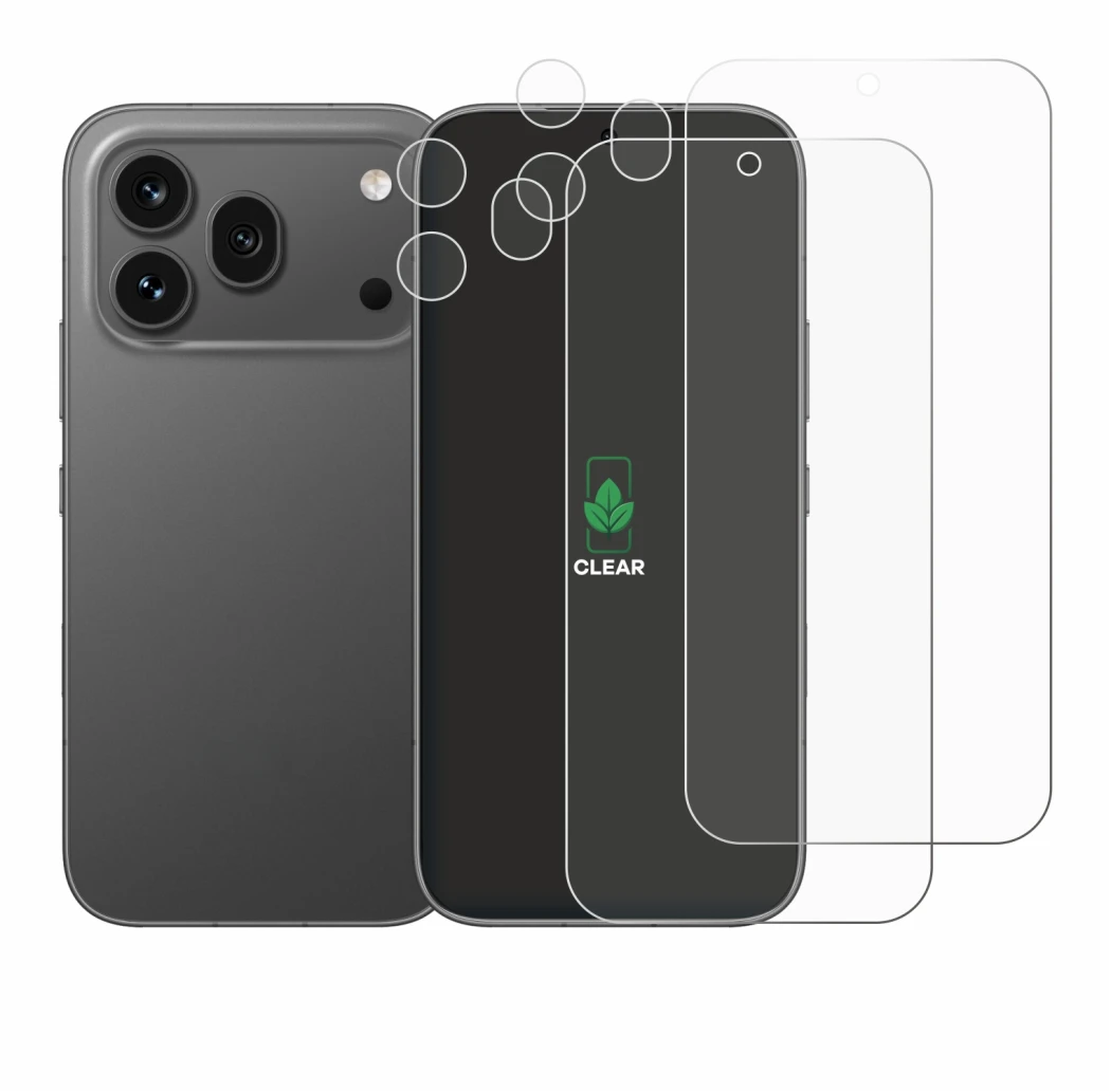 Image of the device Honor 600 Pro (Front+Camera) with a wide variety of screen protectors.