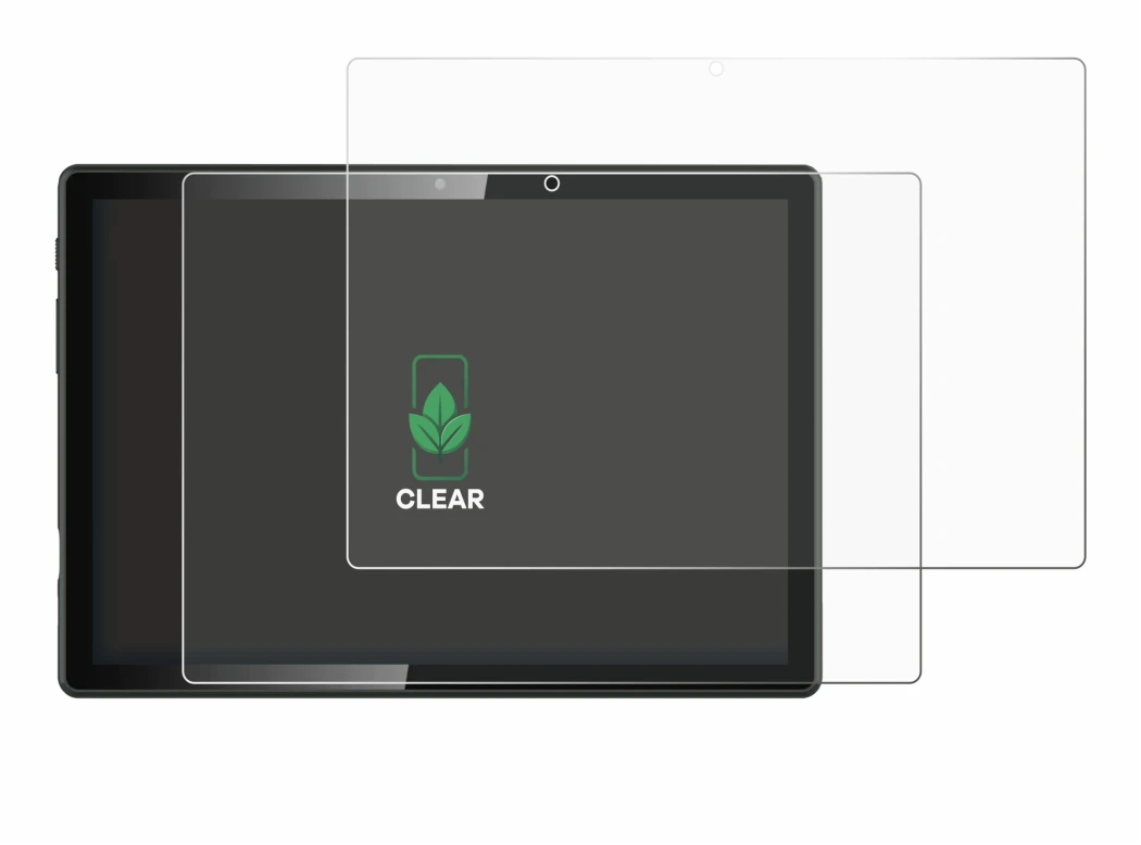 Image of the device Denver TIO-10525 with a wide variety of screen protectors.