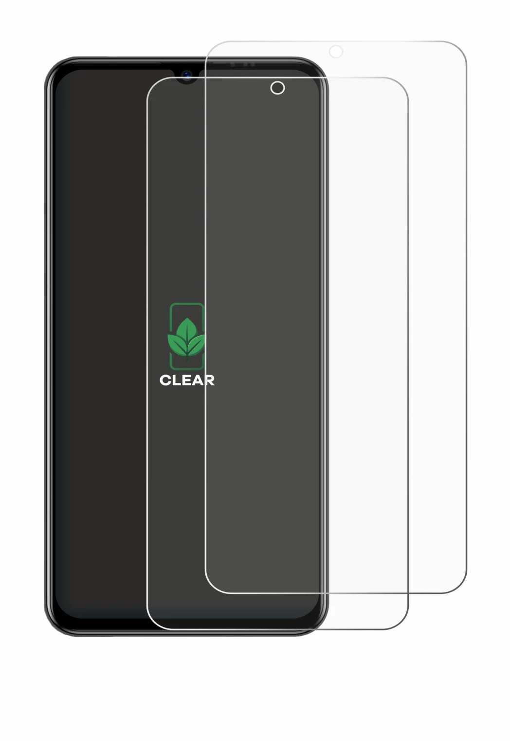Image of the device Invens Halo 5 with a wide variety of screen protectors.