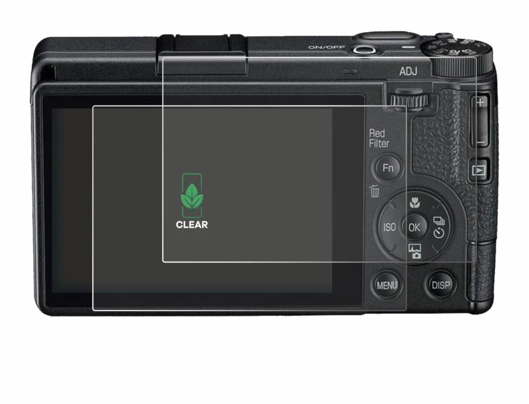 Image of the device Ricoh GR IV Monochrome with a wide variety of screen protectors.