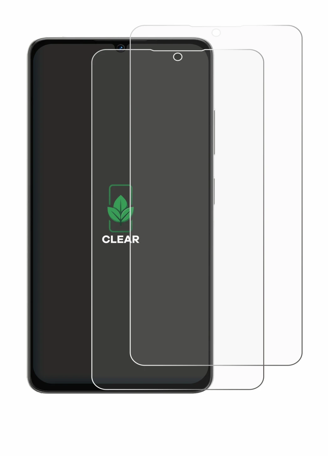 Image of the device Lava Bold N2 Pro with a wide variety of screen protectors.
