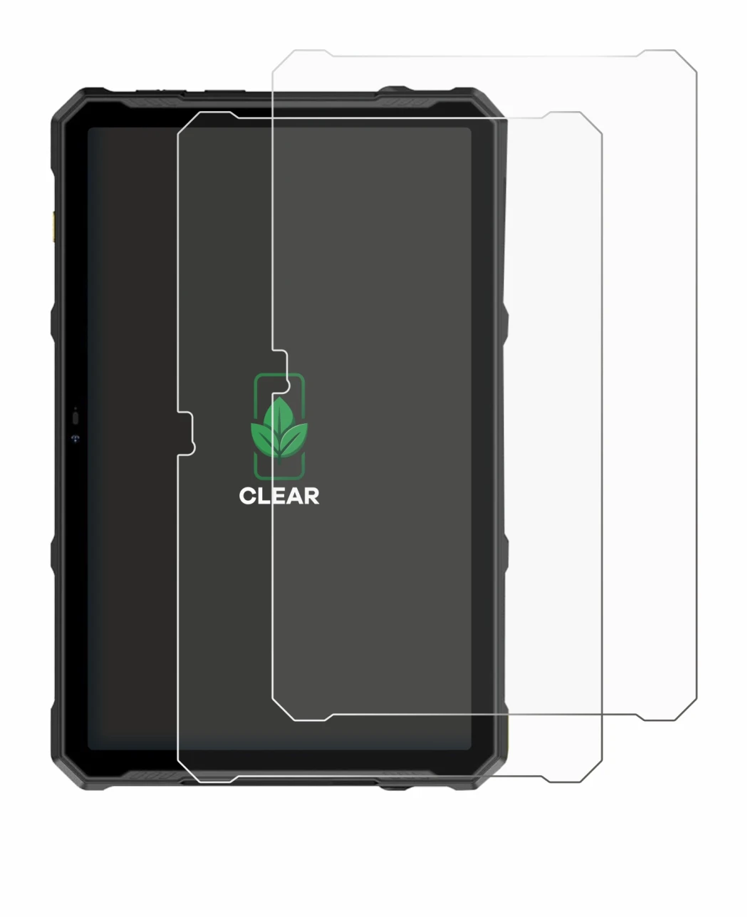 Image of the device Ulefone Armor Pad 4T Ultra with a wide variety of screen protectors.