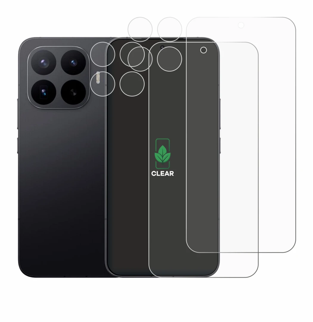 Image of the device Xiaomi 17T Pro (Front+Camera) with a wide variety of screen protectors.