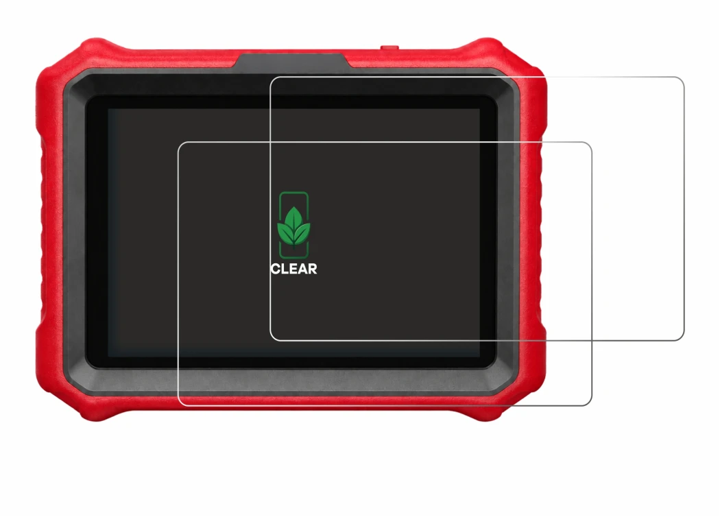 Image of the device KINGBOLEN K8 Pro with a wide variety of screen protectors.