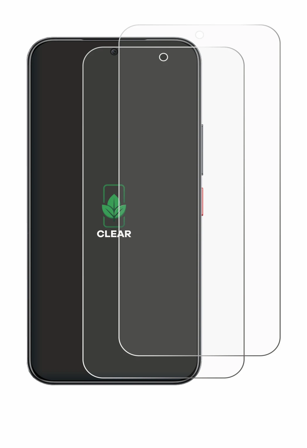 Image of the device Nubia Air Pro with a wide variety of screen protectors.