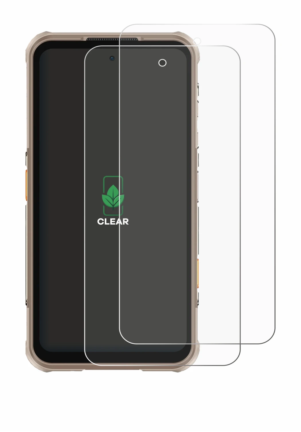 Image of the device Ulefone RugOne Xever 8 with a wide variety of screen protectors.