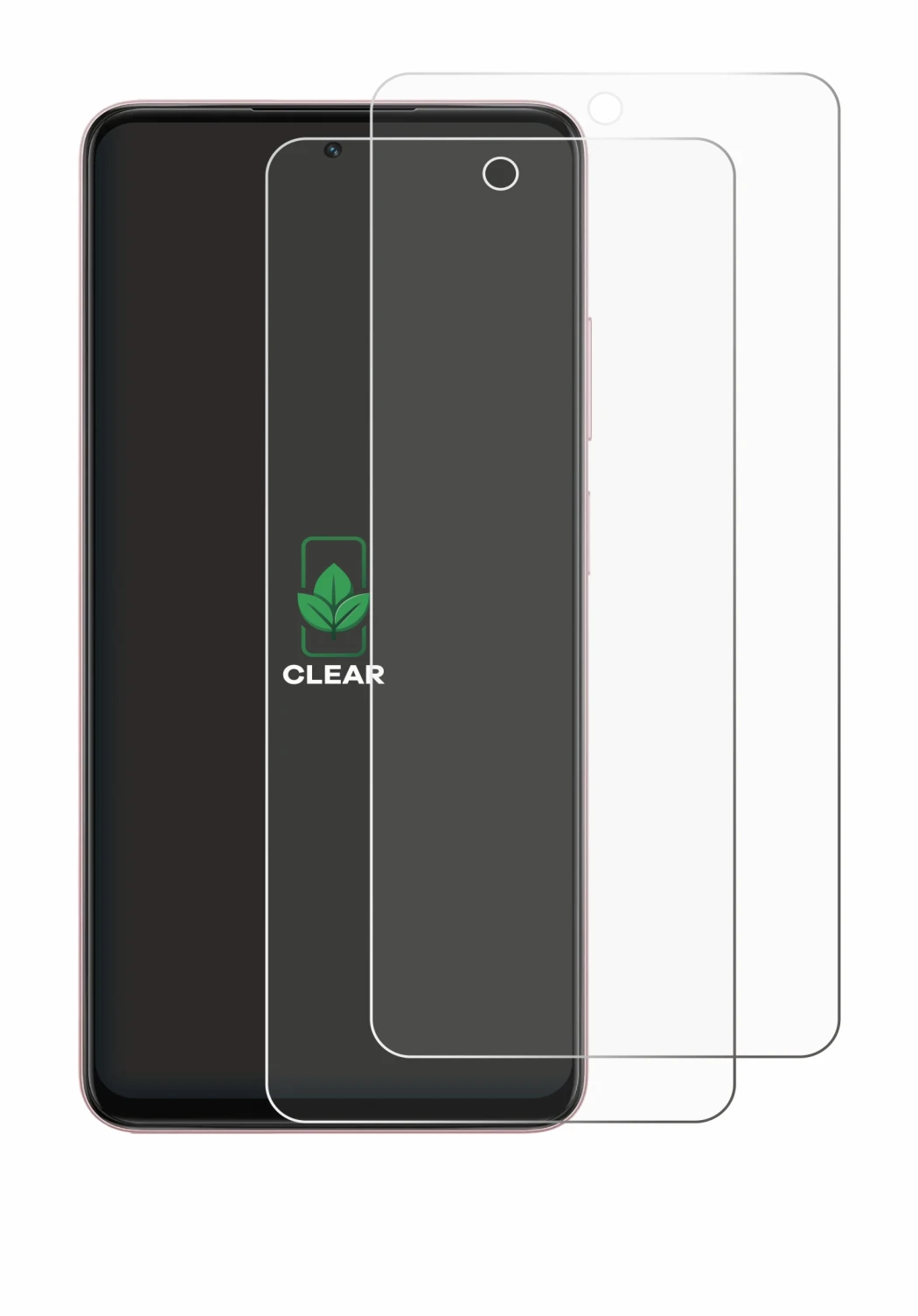 Image of the device Oppo A5i Pro with a wide variety of screen protectors.