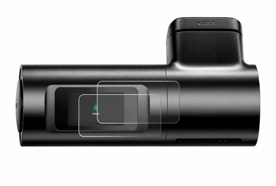 Image of the device Azdome M330 with a wide variety of screen protectors.