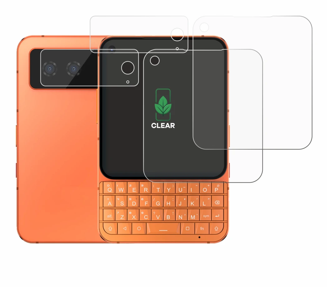 Image of the device Unihertz Titan 2 Elite Pro (Front+Camera) with a wide variety of screen protectors.