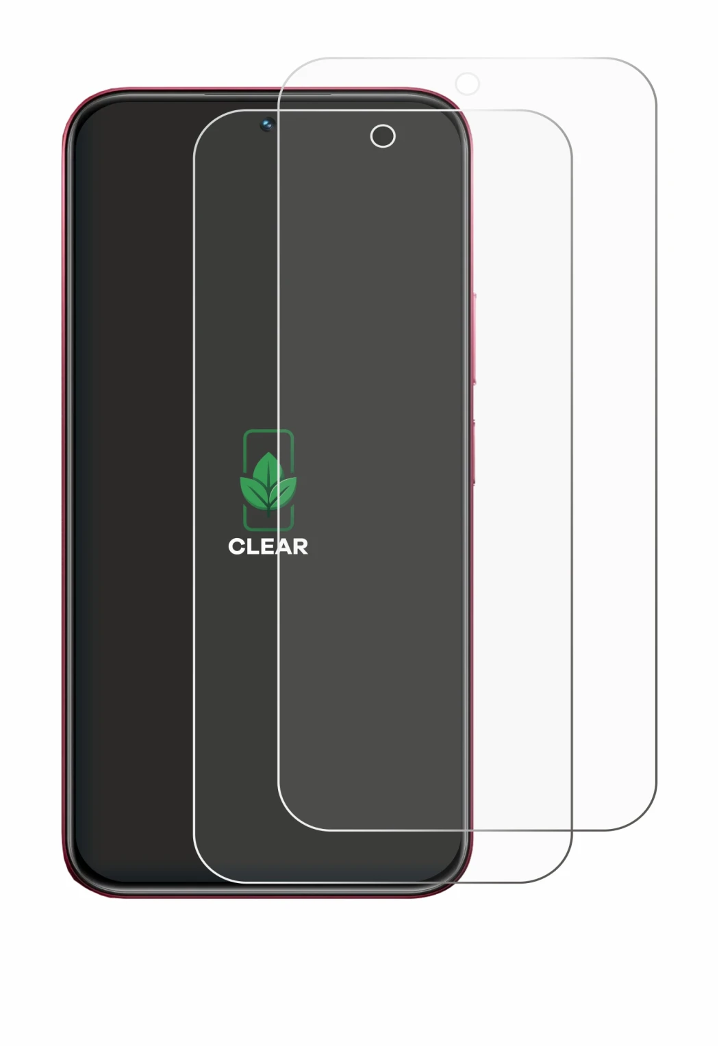 Image of the device realme 15x with a wide variety of screen protectors.