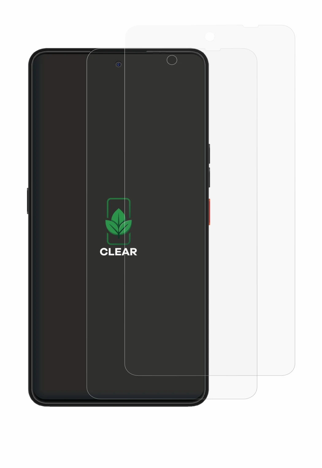 Image of the device Volla Phone Plinius with a wide variety of screen protectors.
