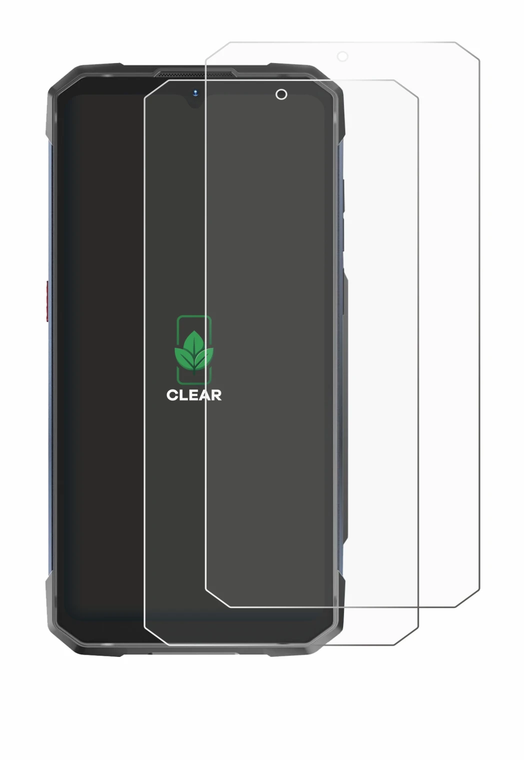 Image of the device Hotwav Cyber 18 with a wide variety of screen protectors.