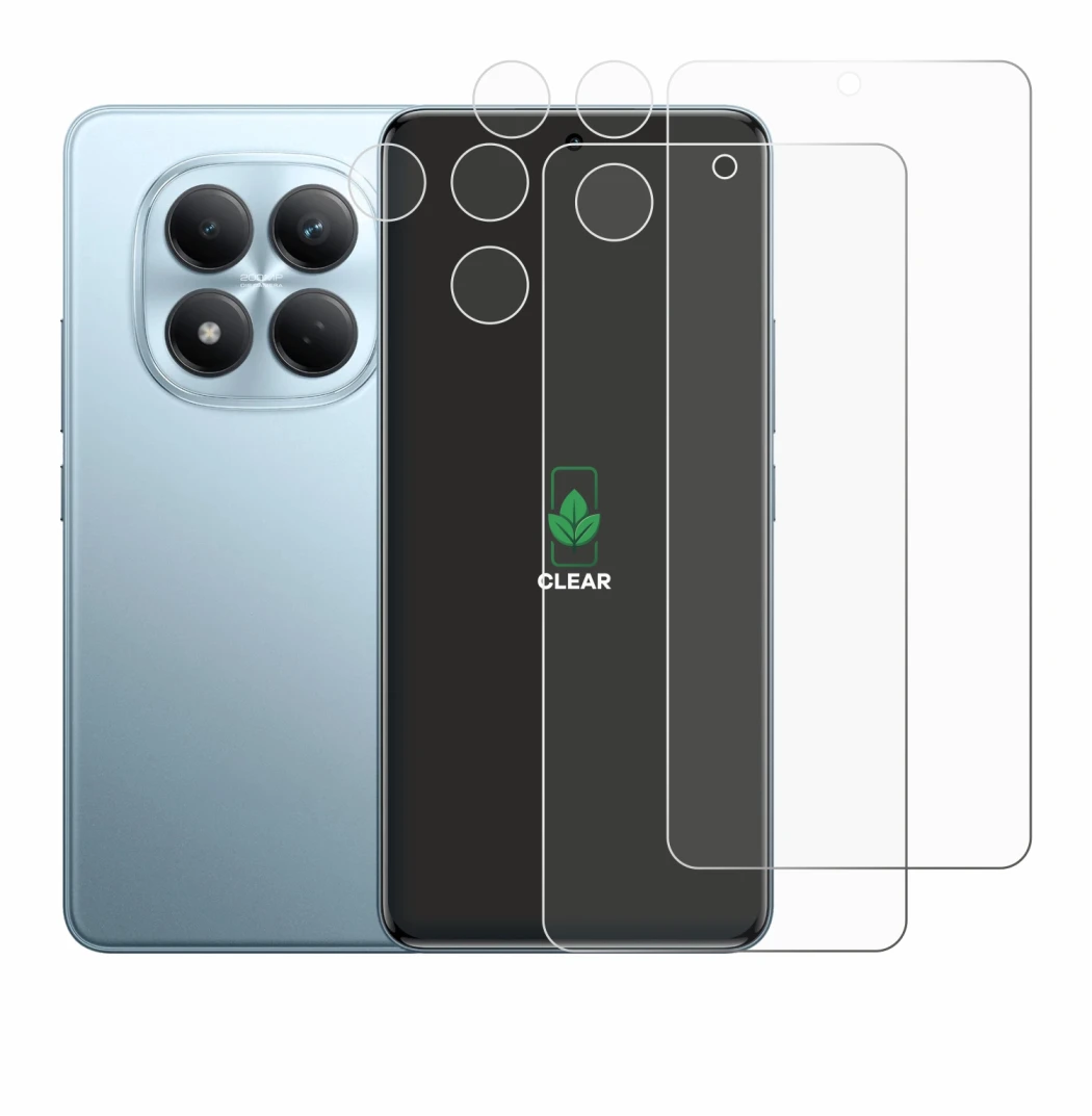 Image of the device Xiaomi Redmi Note 15 Pro 4G (Front+Camera) with a wide variety of screen protectors.