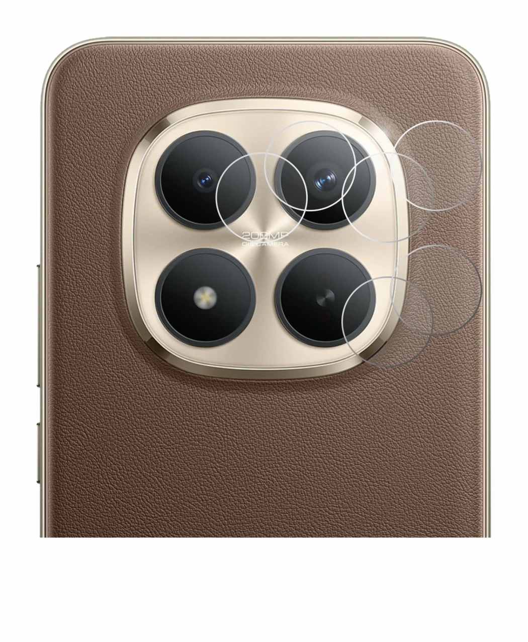 Image of the device Xiaomi Redmi Note 15 Pro Plus 5G (ONLY Camera) with a wide variety of screen protectors.