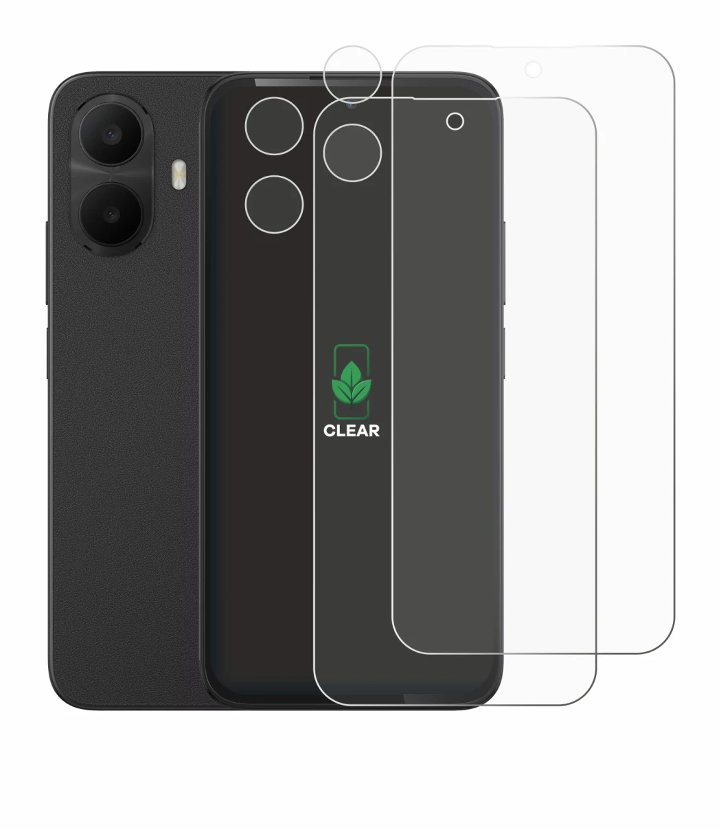 Image of the device TCL K70 4G (Front+Camera) with a wide variety of screen protectors.