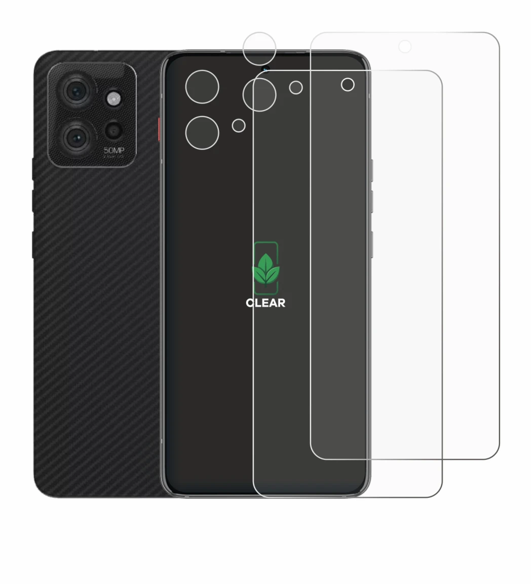 Image of the device Motorola ThinkPhone (Front+Camera) with a wide variety of screen protectors.