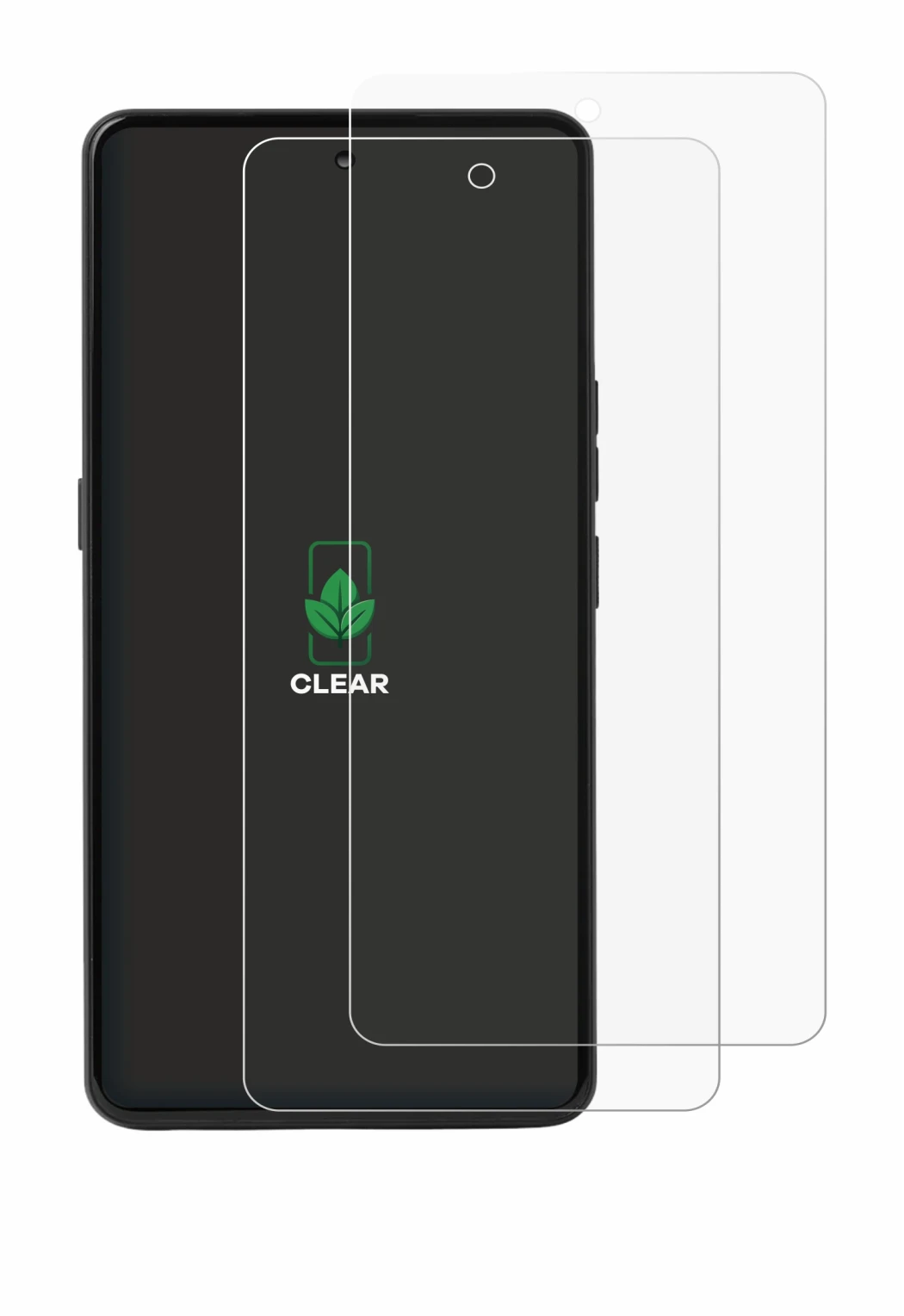 Image of the device Punkt MC03 with a wide variety of screen protectors.