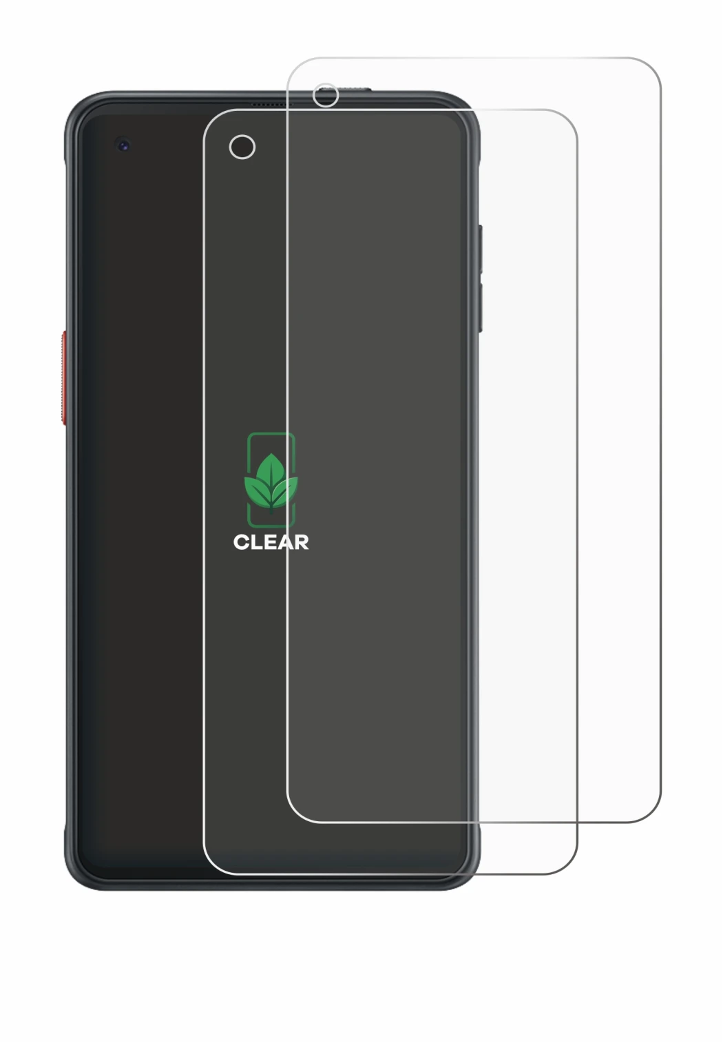 Image of the device Samsung Galaxy XCover Pro (case-friendly) with a wide variety of screen protectors.