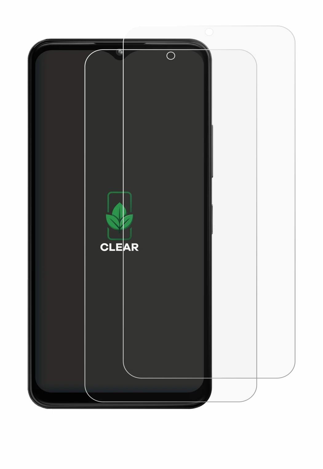 Image of the device HMD Arc with a wide variety of screen protectors.