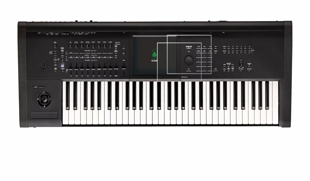 Image of the device KORG Kronos 3 (2025) 61 with a wide variety of screen protectors.