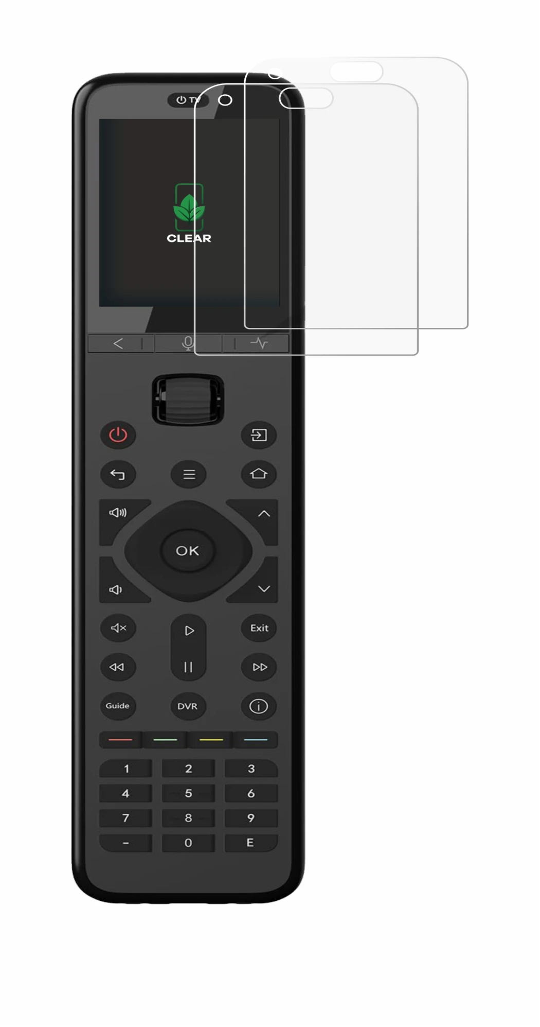 Image of the device Sofabaton U3 with a wide variety of screen protectors.