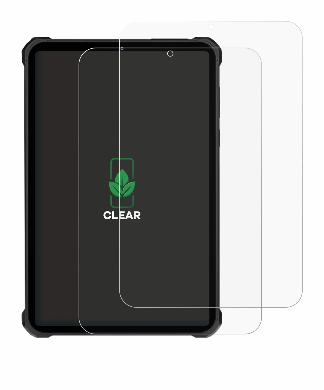 Image of the device Oukitel RT11 with a wide variety of screen protectors.