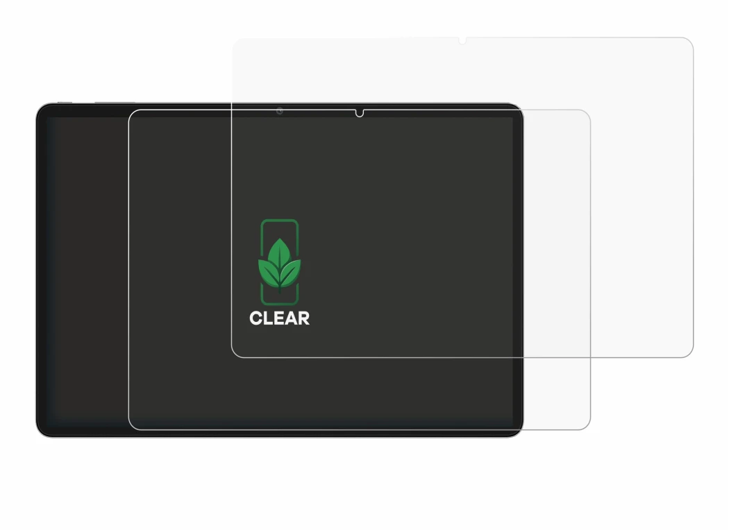 Image of the device Teclast M50T with a wide variety of screen protectors.
