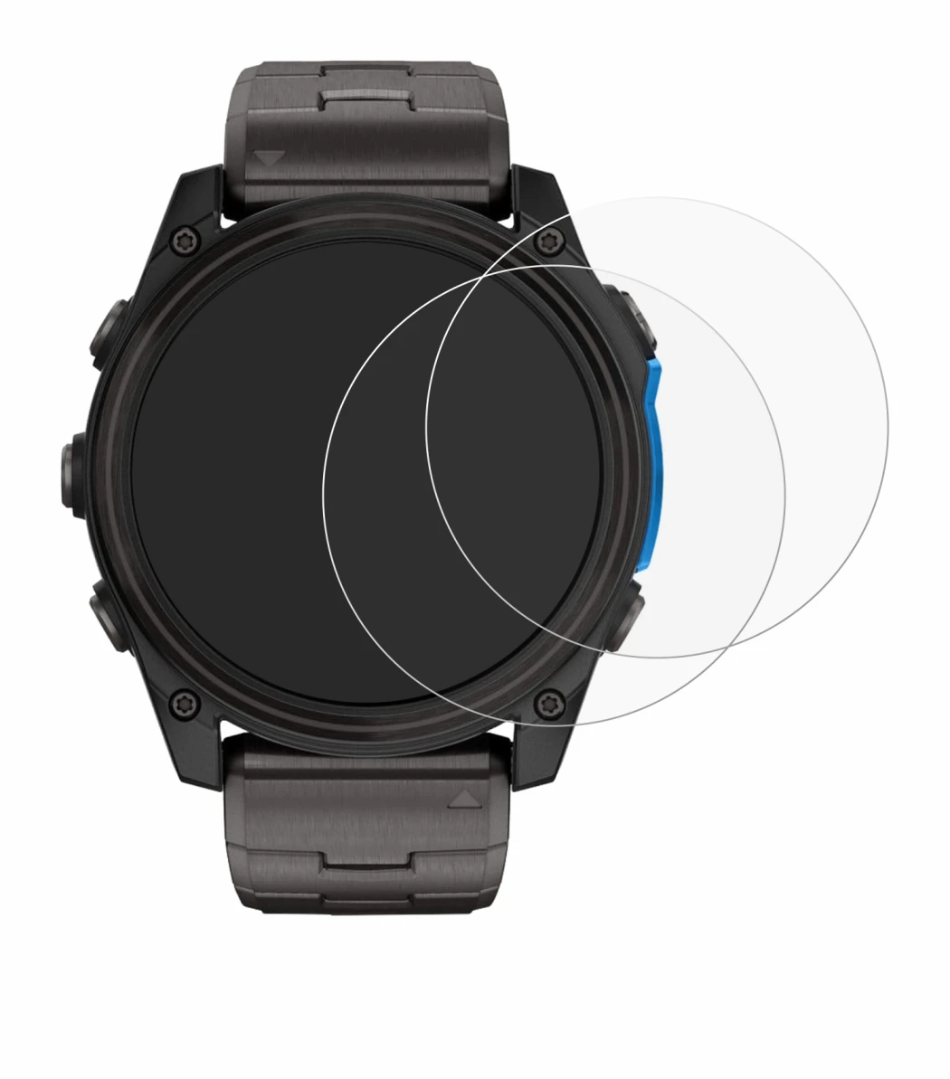 Image of the device Garmin D2 Mach 2 (51 mm) with a wide variety of screen protectors.