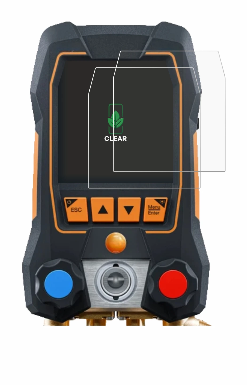 Image of the device Testo 558s with a wide variety of screen protectors.