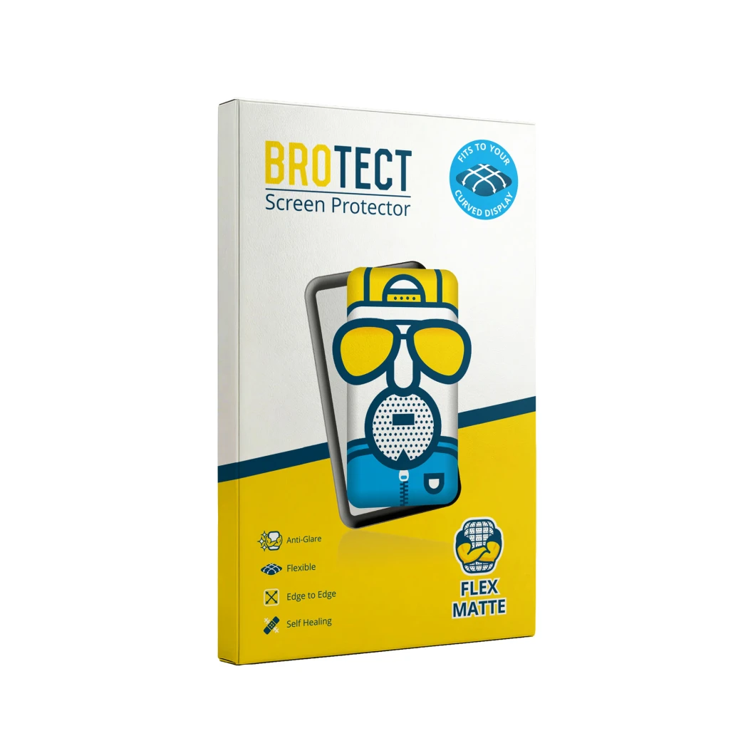 Front side of a product packaging with the brand logo BROTECT