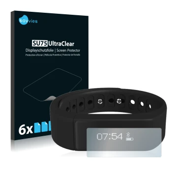 Front side of a product packaging with the brand logo Savvies. Next to it is the device Roguci I5 Plus shown with the correspo