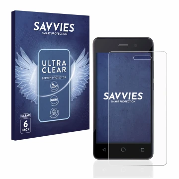 Front side of a product packaging with the brand logo Savvies. Next to it is the device Omnipod Dash shown with the correspond