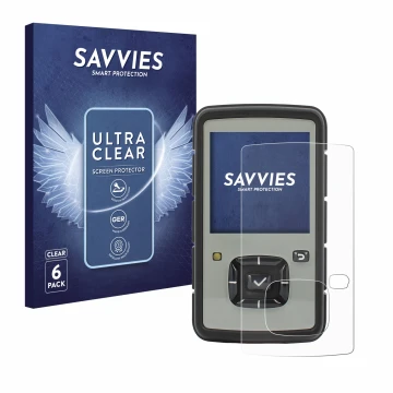 Front side of a product packaging with the brand logo Savvies. Next to it is the device TPL Birdy Slim shown with the correspo