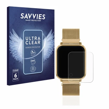 Front side of a product packaging with the brand logo Savvies. Next to it is the device Reflex Active Series 6 shown with the 