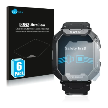Front side of a product packaging with the brand logo Savvies. Next to it is the device Bengux C20 shown with the correspondin
